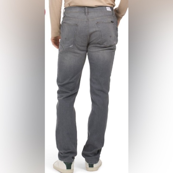 NWT HUDSON Blake Slim Straight Leg Jeans in Bronx Gray - Picture 4 of 9